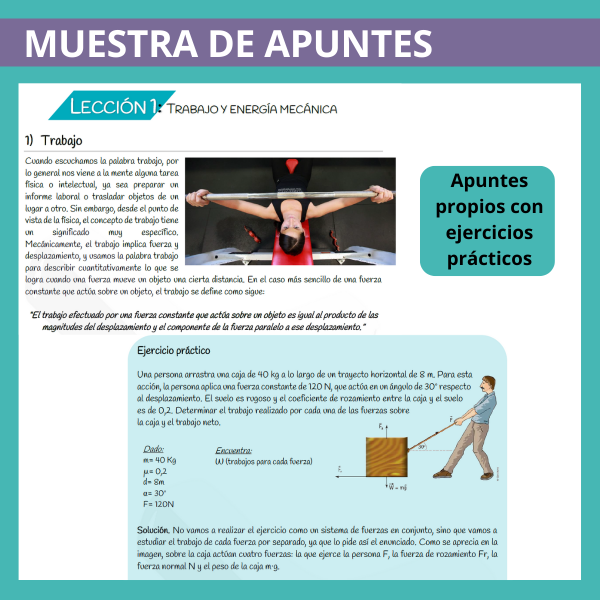 muestra de apuntes grado superior comunidad valenciana