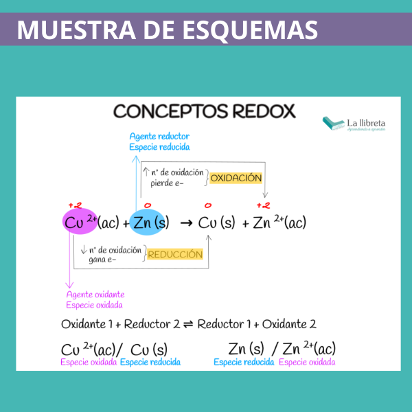 Muestra de esquemas de PAU+25 química