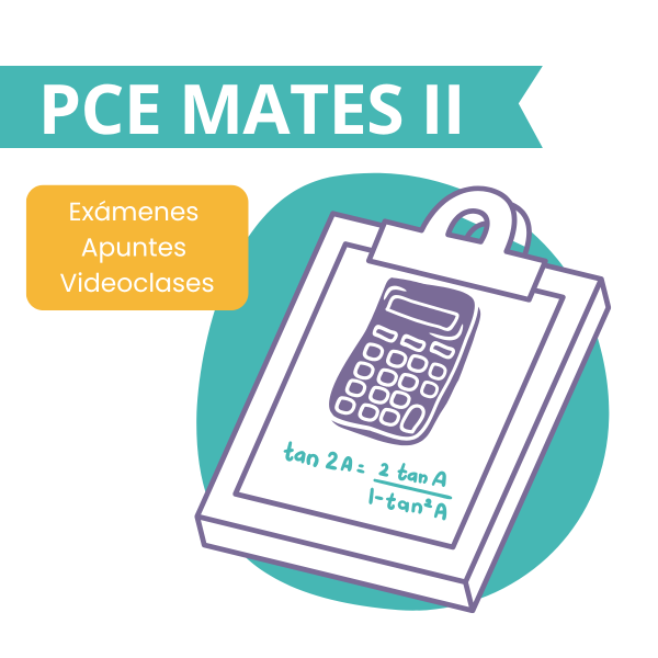 Curso online de Matemáticas II para la PCE. Incluye apuntes, exámenes corregidos y videoclases para preparar la selectividad UNEDasiss.