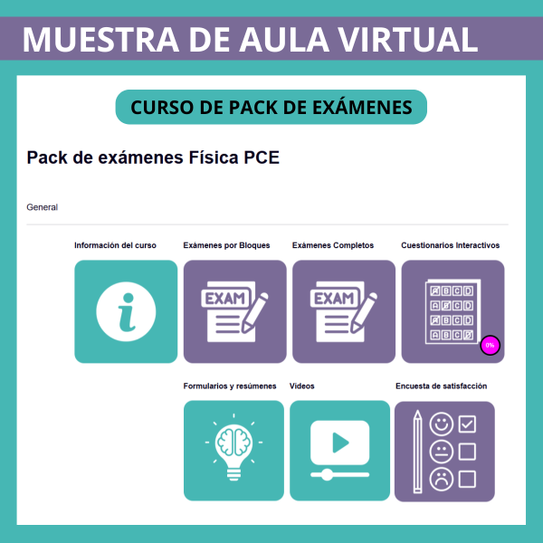 física exámenes pce para selectividad