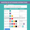 Muestra de actividad interactiva