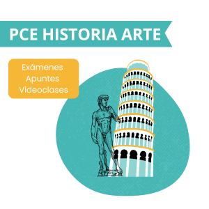 Curso online de Historia del Arte para la PCE. Incluye apuntes, videoclases y exámenes corregidos para preparar la selectividad UNEDasiss.